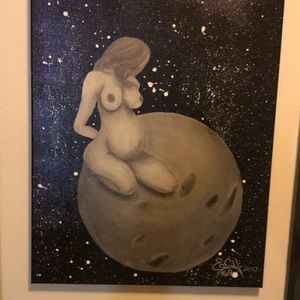 “Earth Mother “22”x17 1/2” painting.